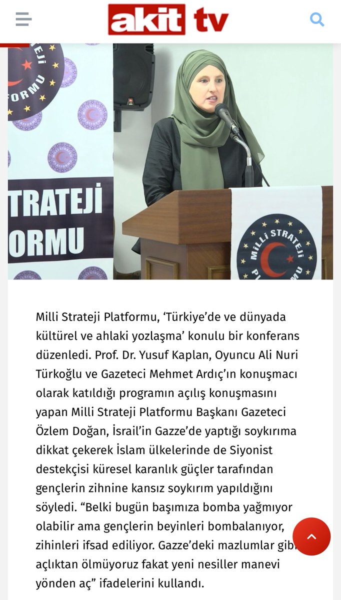 Milli Strateji Platformu tweet media