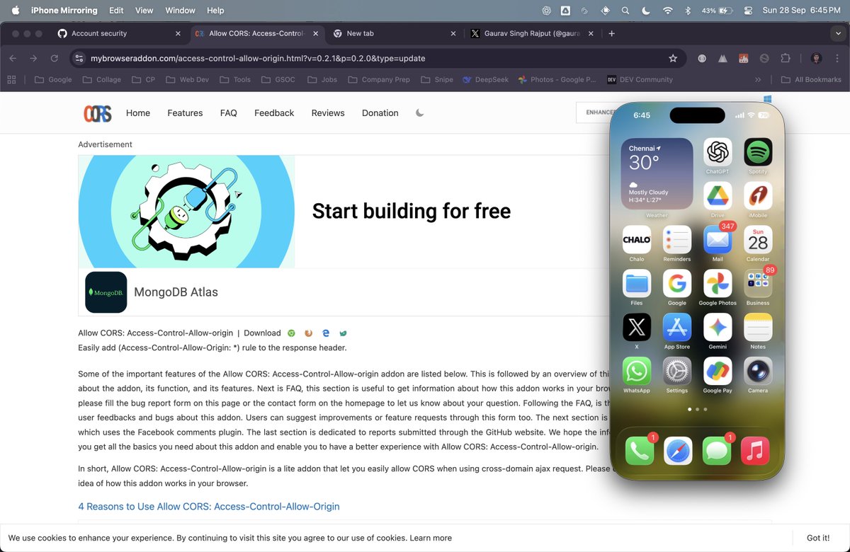 gauravsingh100x's tweet image. Recently, I bought my iPhone 16 and have been using it with my MacBook, and it feels like the best ecosystem.