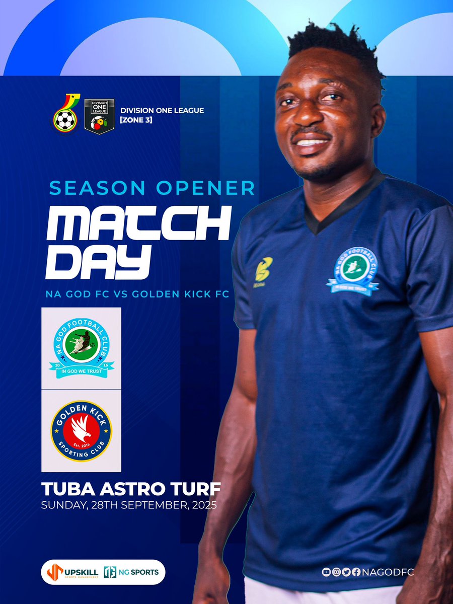 MATCH DAY <a href="/DivisionOneGH/">🇬🇭 Access Bank Division One League</a> 

Na God FC vs Golden Kick Sc