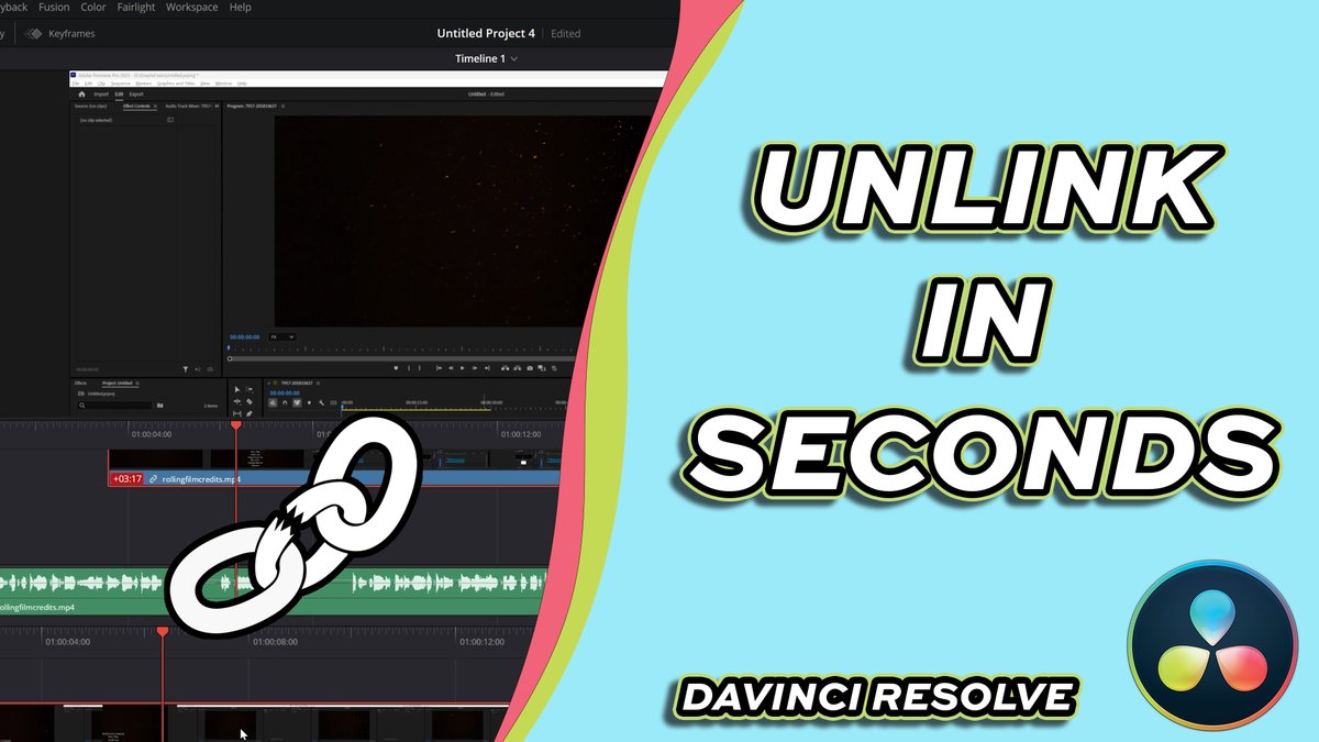 GraphdTutorials's tweet image. Want to edit audio separately from your video in Resolve? In this quick tutorial, I’ll show you exactly how to link and unlink audio from video in DaVinci Resolve.
#DaVinciResolve20 #davinciresolvetutorial #DaVinciResolve
youtu.be/WR-kkdn8PGU