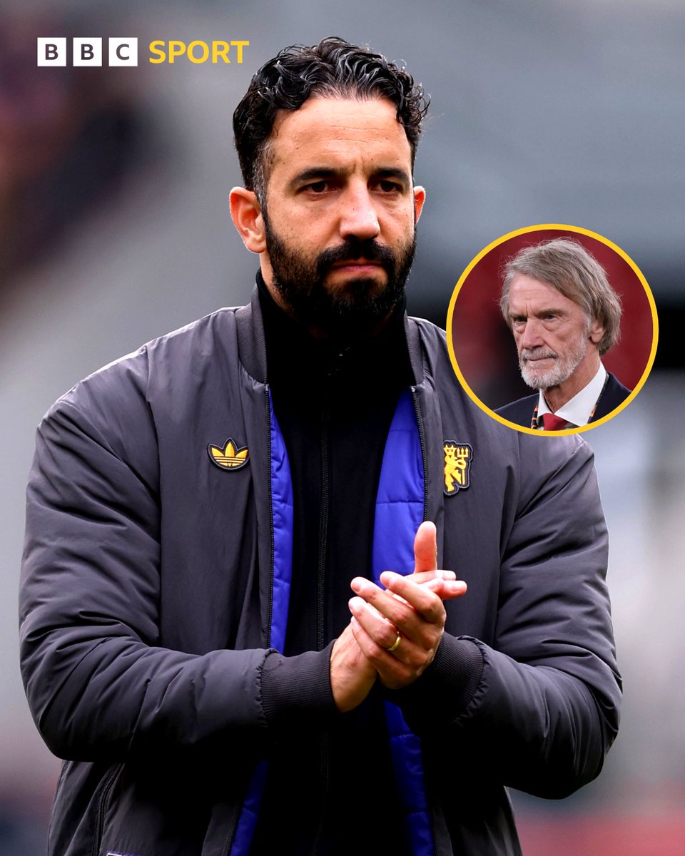 BBCSport's tweet image. Ruben Amorim retains the support of Sir Jim Ratcliffe despite another damaging loss for Manchester United.
Sources insist the club's minority owner still backs Amorim and feels it is only fair to judge him on a full season with what he views as the right team.
Multiple…