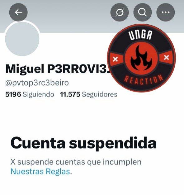 La altura d una persona se mide por la altura de sus enemigos. 
Gracias Unga Reaction. 
Representais a las élites mafiosas d la ultraderecha. Lo más poderoso del planeta. 
Gracias por la publicidad. 
Mi nombre pasará a la historia gracias a vuestra insistencia en silenciarme.
🖕