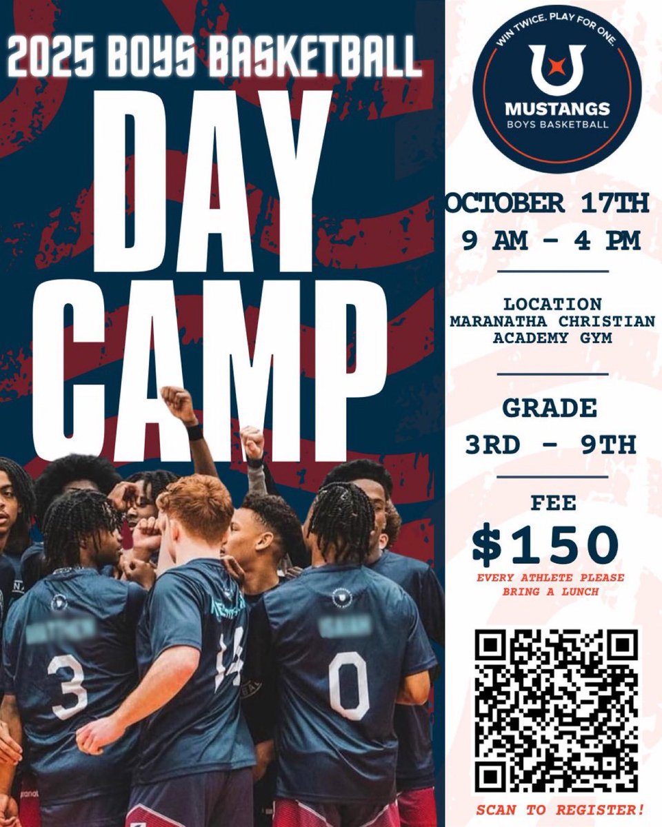 Reminder that October Camps are coming up fast! Don’t miss out on some great skill development and fun! 

Link: students.arbitersports.com/organizations/…

Reminder - Camp is open to ALL 
<a href="/Blessed2Coach/">Al Harris</a>