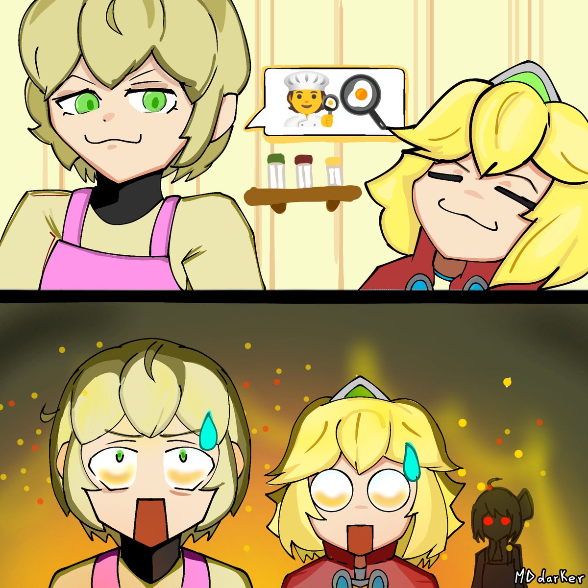 MDzzz34's tweet image. 🧑‍🍳🍳🔥

#Guardiantales #GuardianTales #Knight  #Littleprincess #comic
#ガーディアンテイルズ #画デテル