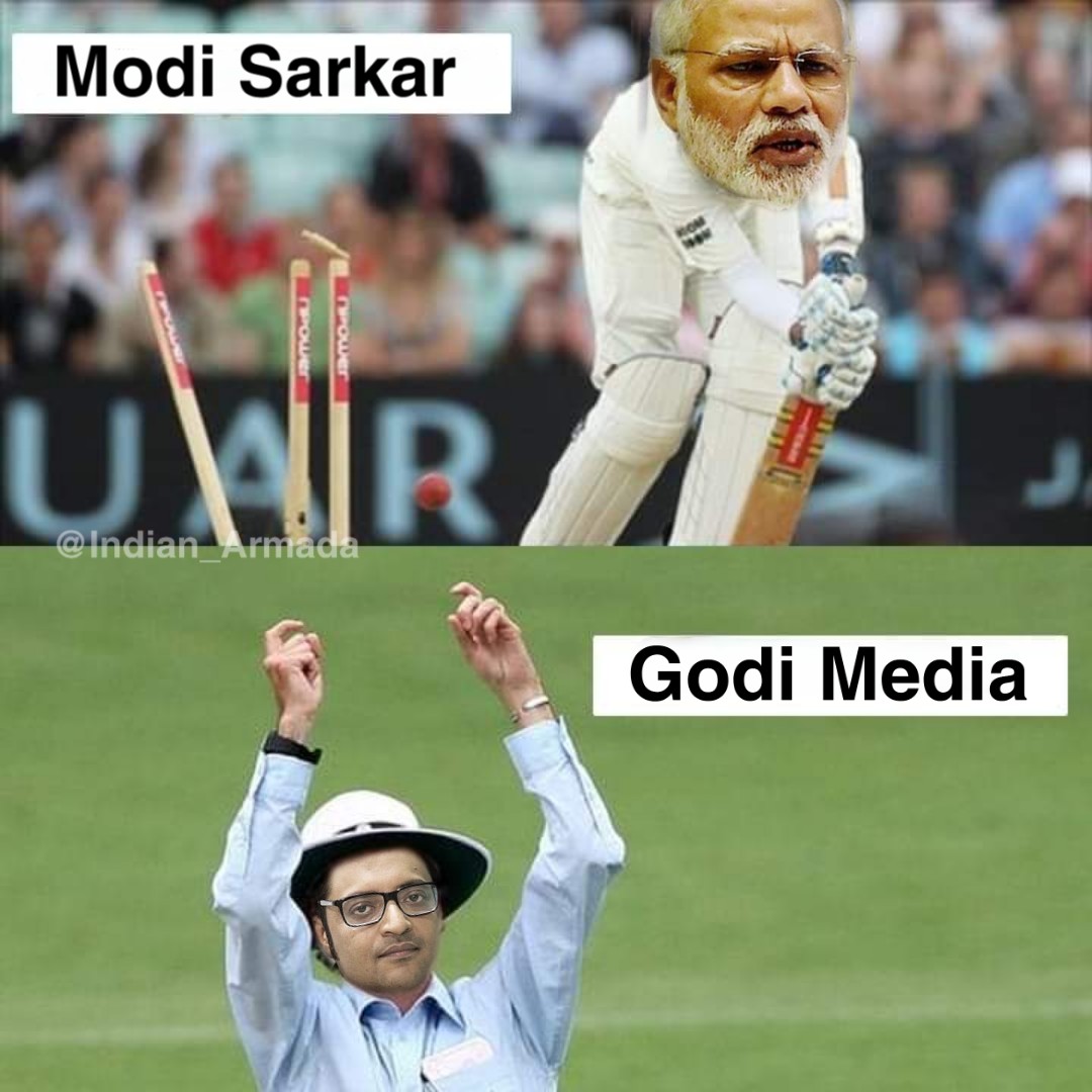 Performance of Modi Sarkar &amp; Godi Media.