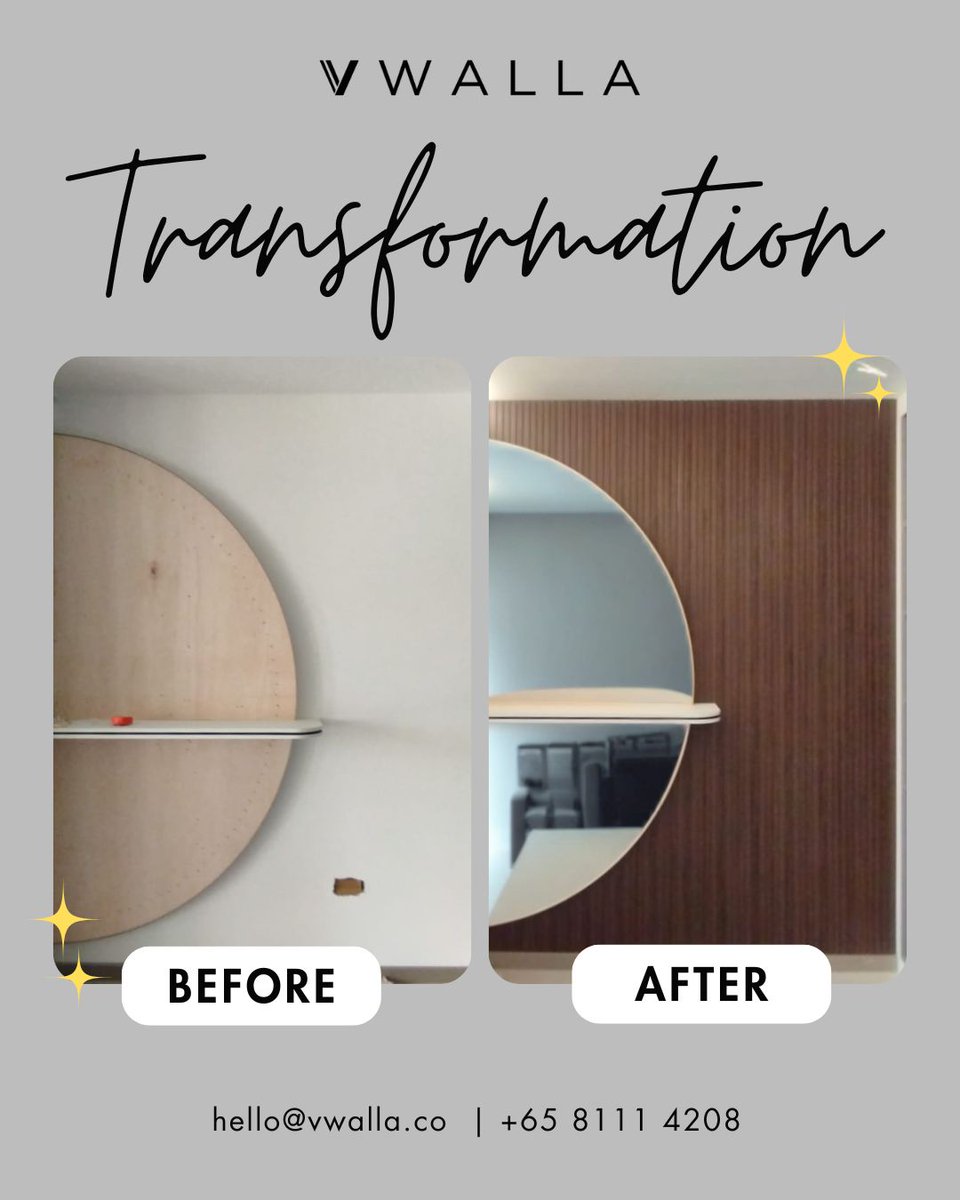 VwallaCo's tweet image. This mirror feature wall set against fluted panels, creates depth, elegance, and a seamless focal point for the space. ✨ 

Standard Fluted Panels (Maple)

#featurewall #flutedpanel #wallpanel #flutedpanels #wallpanels #vwalla