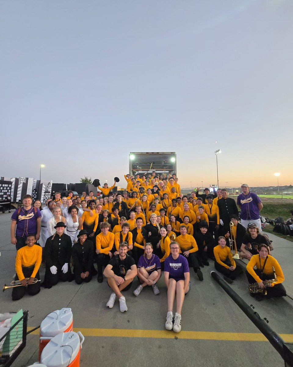 Congratulations the Warrior Regiment on a fantastic 5th place finish in finals at the Papillion-La Vista South Titan Marching Invitational! We are proud of you! #wearewaukee #wwr #colormyworld