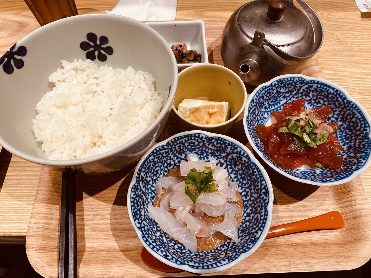 鯛茶漬けを食す！