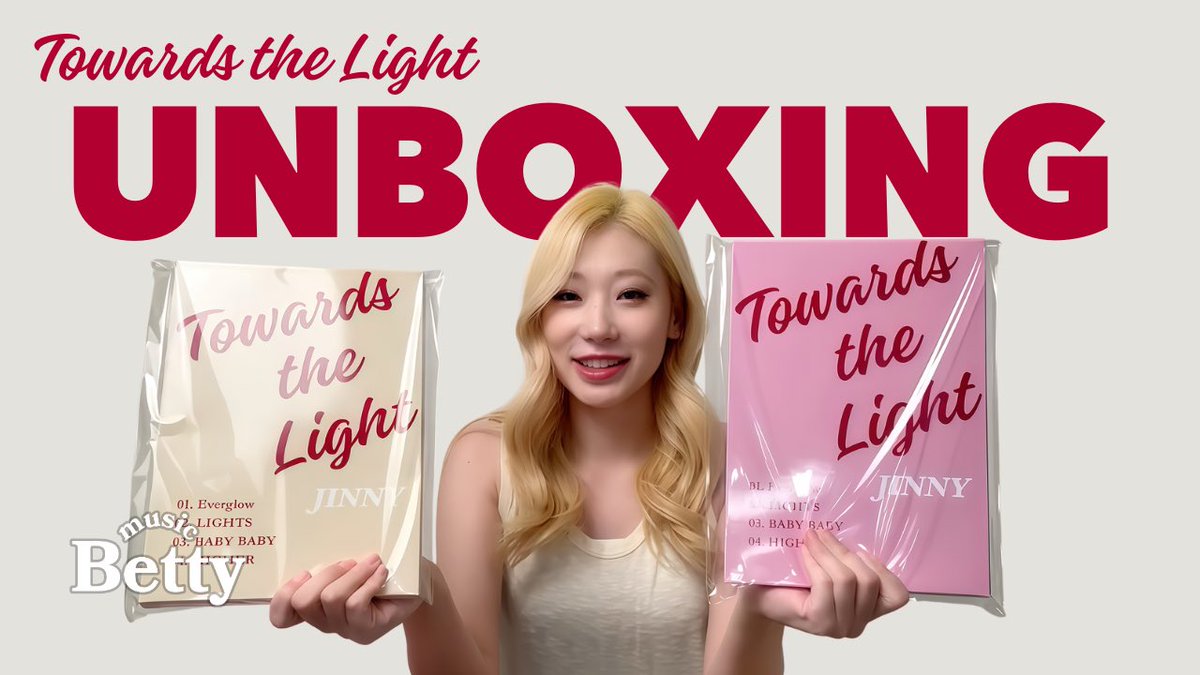 jinny_music's tweet image. ┈┈┈┈┈┈┈₊⊹

JINNY 1st Mini Album “Towards the Light” UNBOXING

🎬 Watch: youtu.be/N02PJubeEAk

#JINNY 
#JINNY_TowardstheLight　#JINNY_Everglow