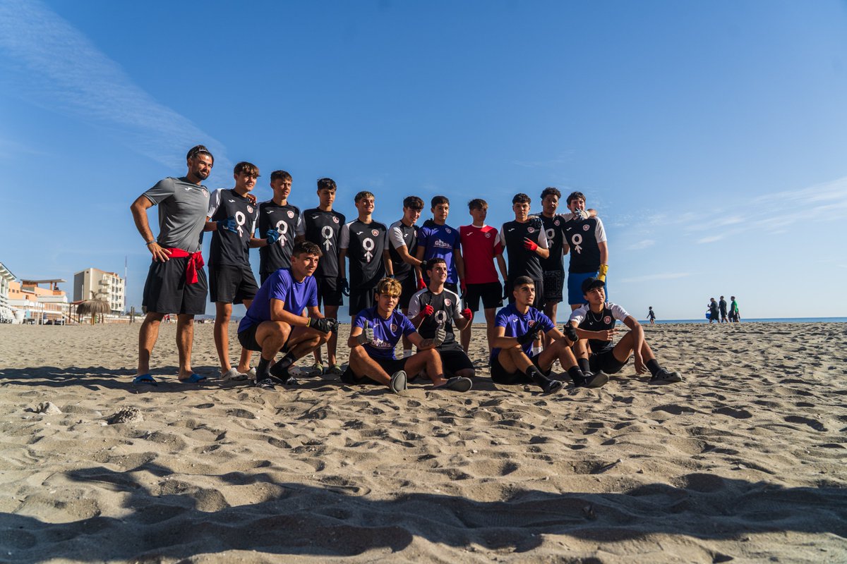 GibraltarFA's tweet photo. Youth from a number of our member clubs were involved in a cleanup at Eastern Beach in collaboration with The Nautilus Project yesterday morning 🏖🚮️

#OneTeam https://t.co/EZrBPNY5cF