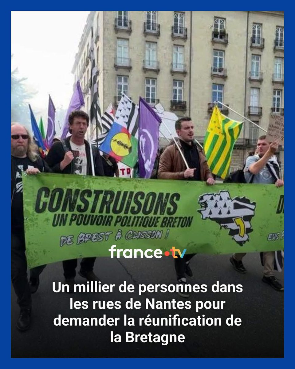 Un millier de personnes dans la rue pour #Nantes en #Bretagne france3-regions.franceinfo.fr/bretagne/un-mi… #Naoned #bzh