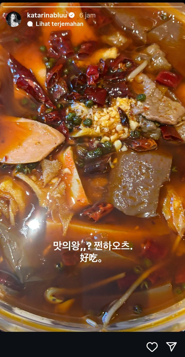 ozusher's tweet image. ini seblak rin?