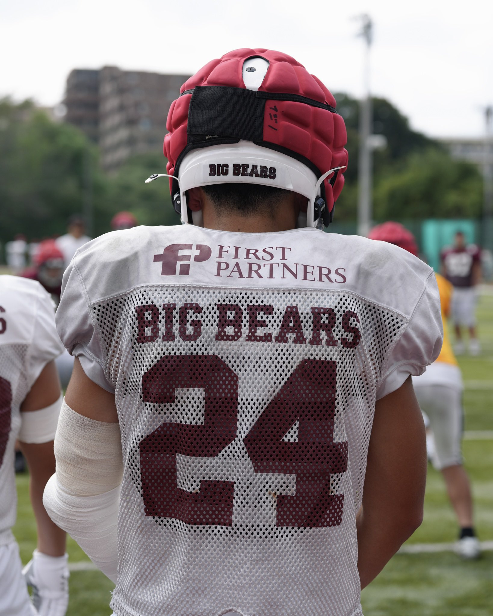 早稲田大学米式蹴球部 BIG BEARS バックパック NIKE 早稲田大学 アメリカンフットボール部 BIG BEARS バック