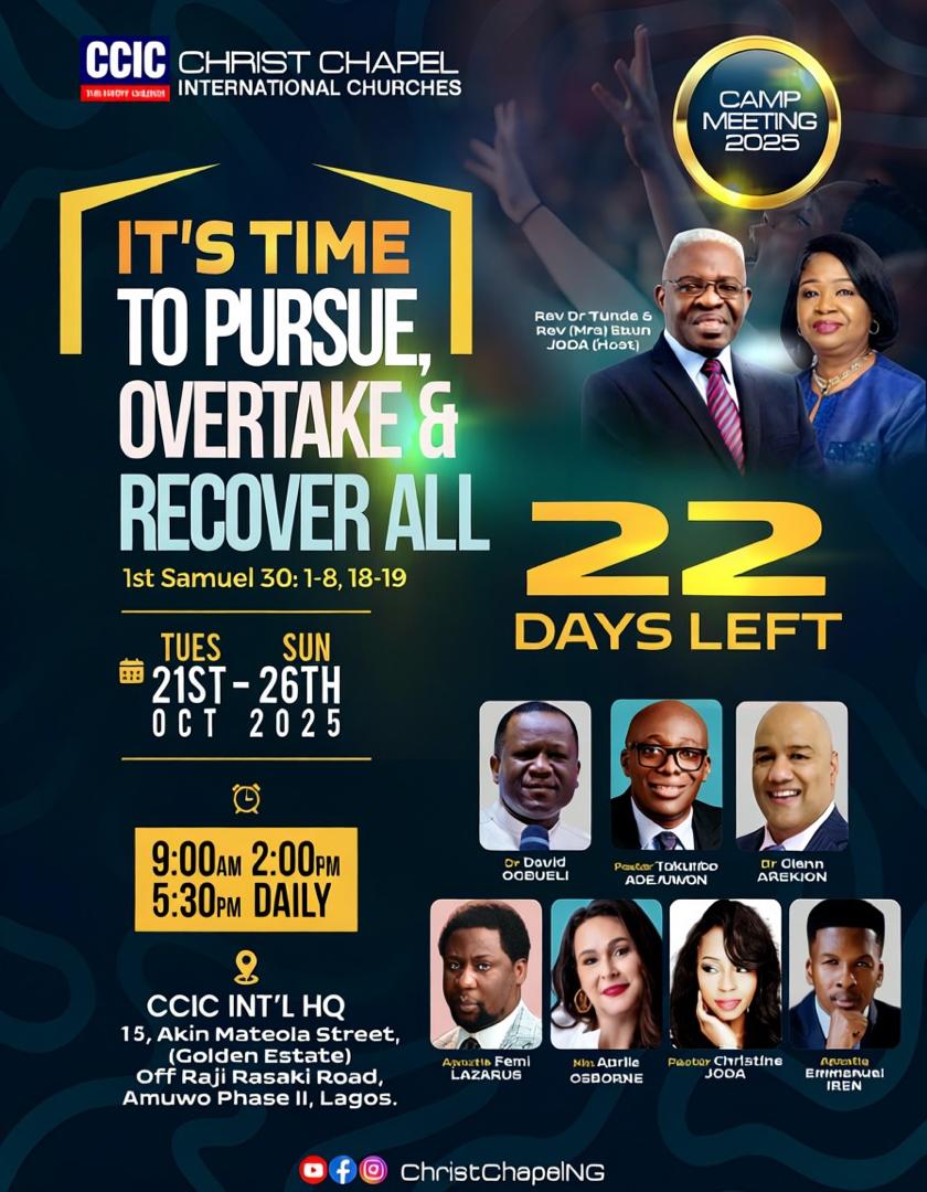 Christ Chapel Isolo Worship Center tweet media