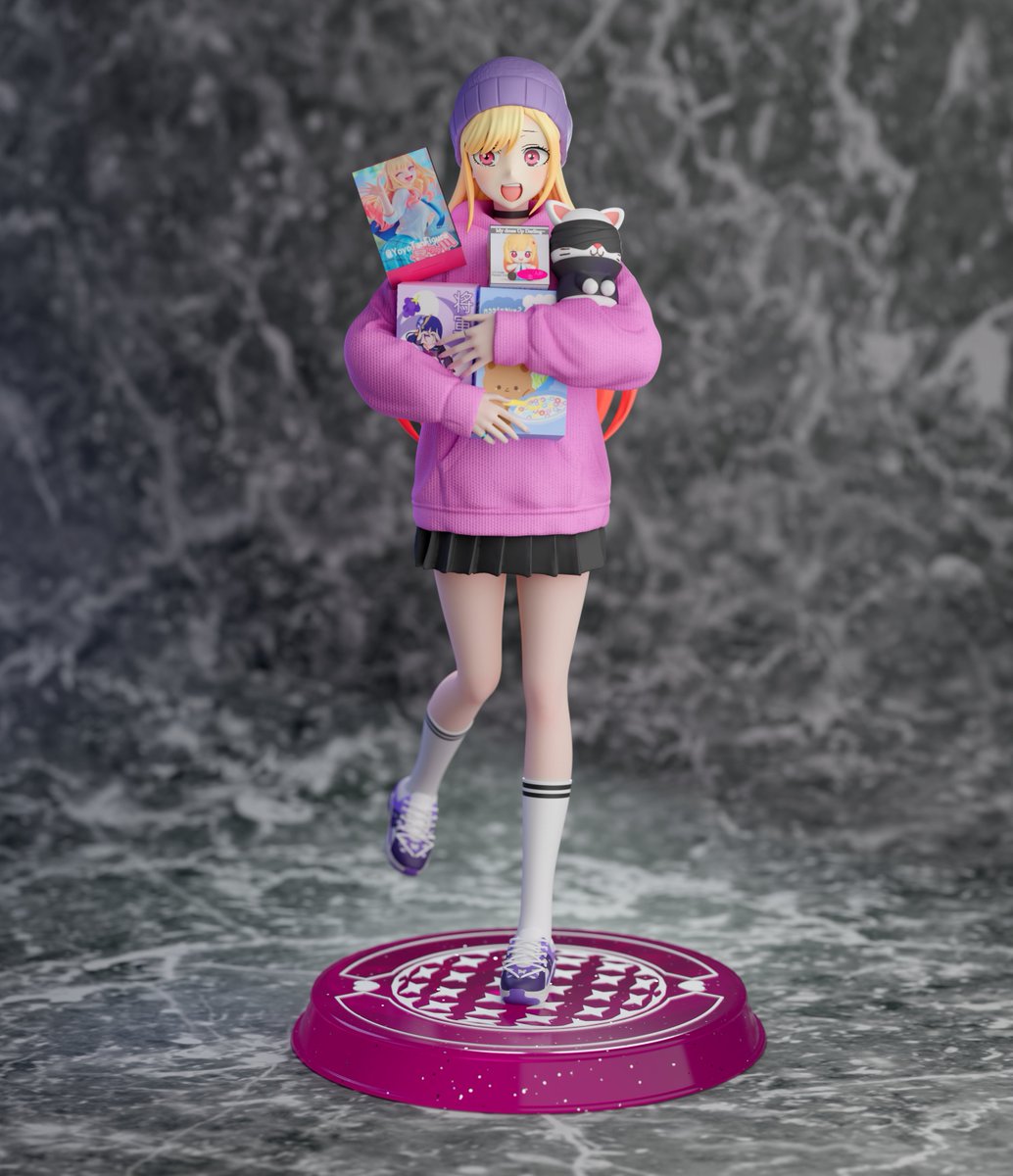 Marin Kitagawa ^^

#zbrush #MyDressUpDarling #commisionsopen