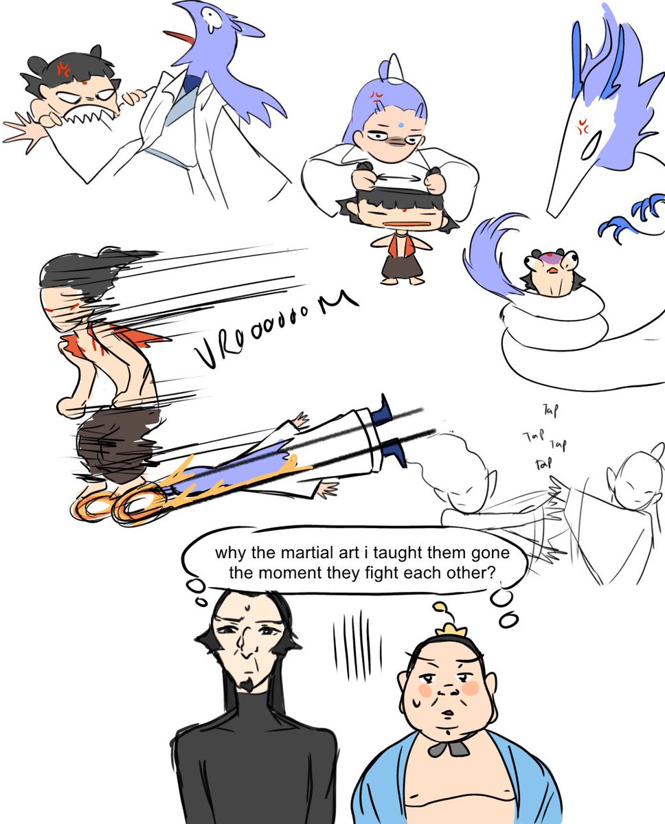 Them having a very serious fight #nezha #aobing