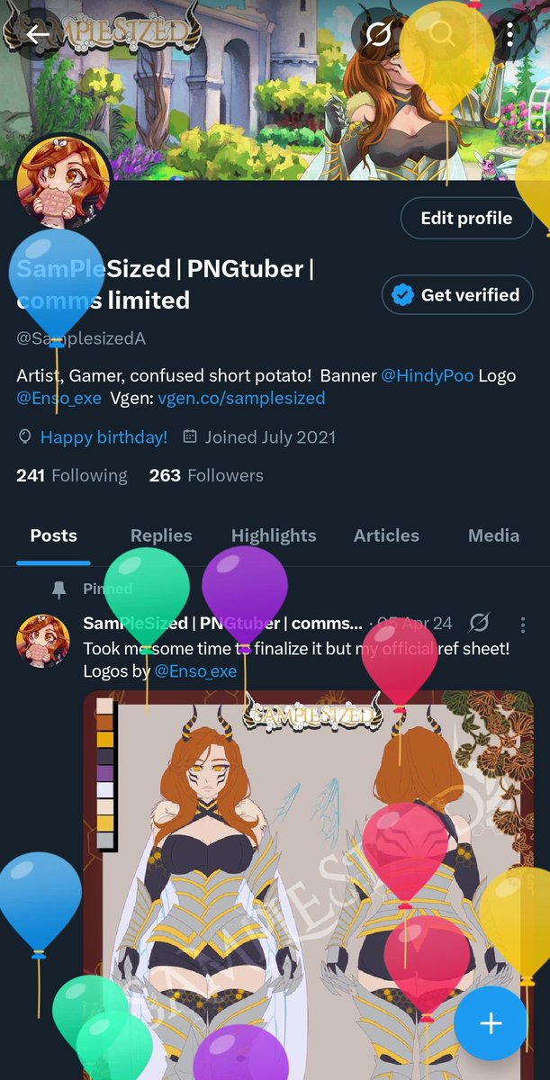 SamplesizedA's tweet image. AAHHH THE BALLOONS ATTACKED!