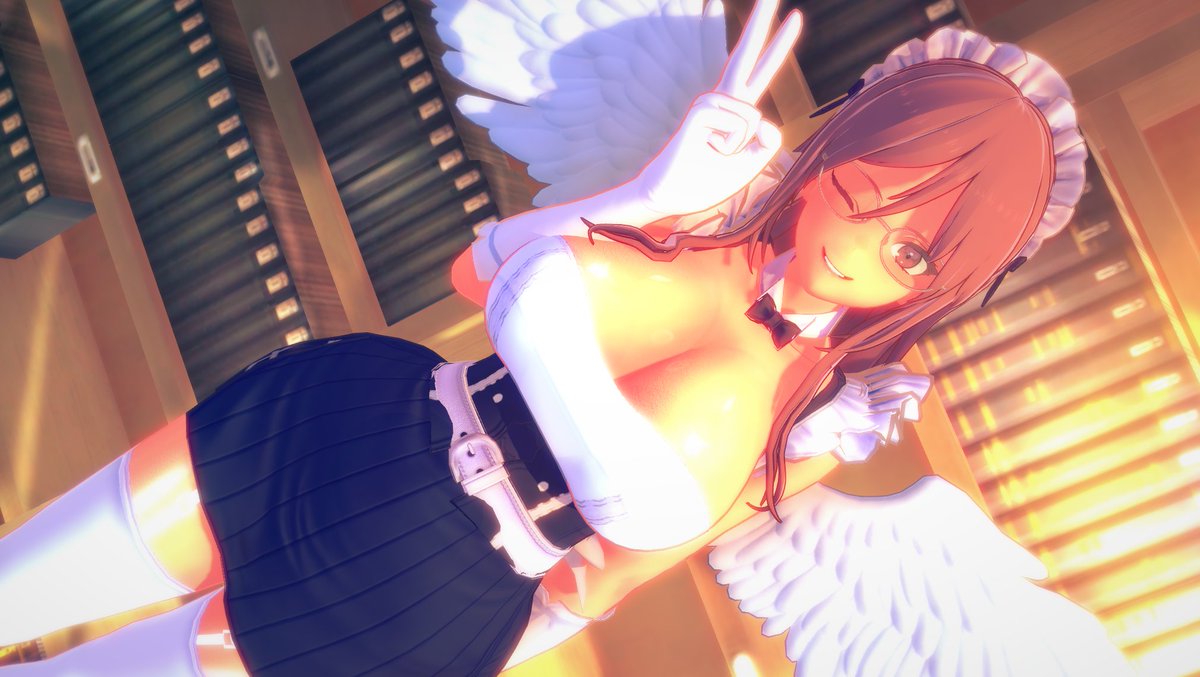 RedReaperStudio's tweet photo. (-) @GoldnightAngel Maid, will she actually clean or? o-o https://t.co/dtSXdvheCA