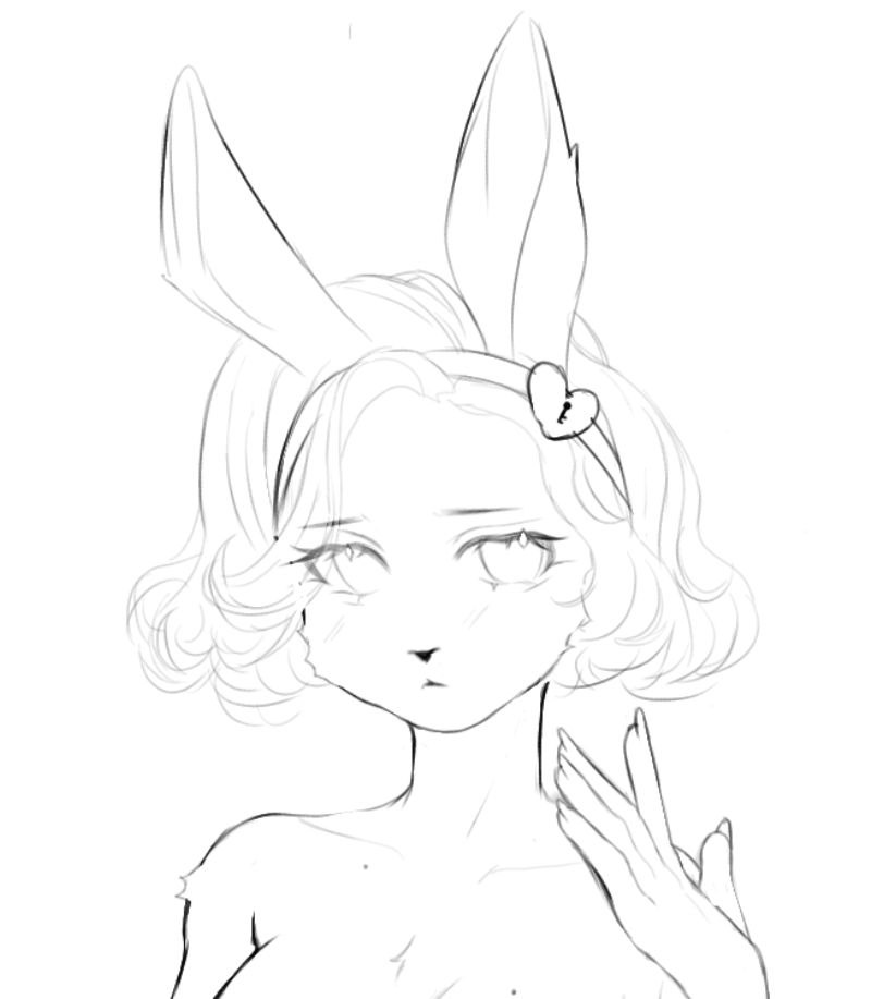 trojan_wtf's tweet photo. wip 
#furryartwork #furryartist #bunny #digitalart #illustration #sketch https://t.co/bwHv1yDGdT