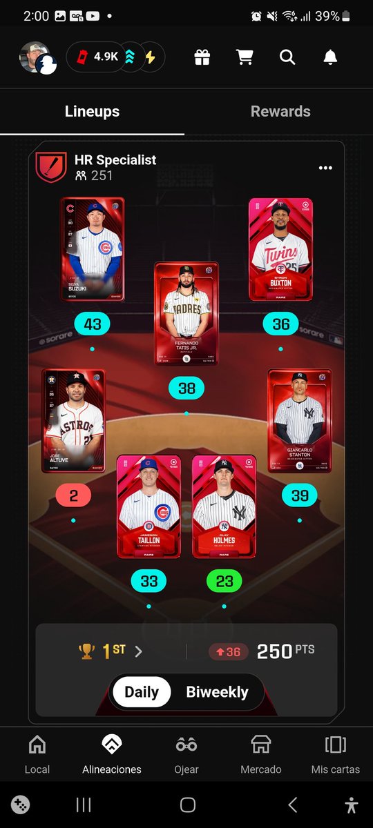 One last win before the season ends, because why the fuck not.

#soraremlb 
<a href="/SorareMLB/">SorareMLB</a>