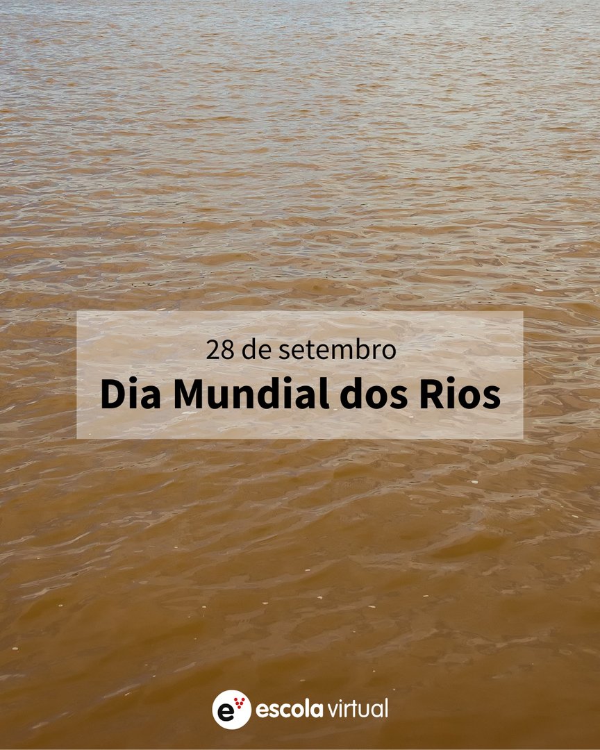 🌍💧 Hoje celebramos o Dia Mundial dos Rios!
💡 Na plataforma, estão disponíveis recursos que ajudam a compreender melhor o ciclo da água, os impactos da poluição e a importância da preservação dos rios.
Cuidar dos rios é cuidar do nosso futuro.

#DiaMundialDosRios