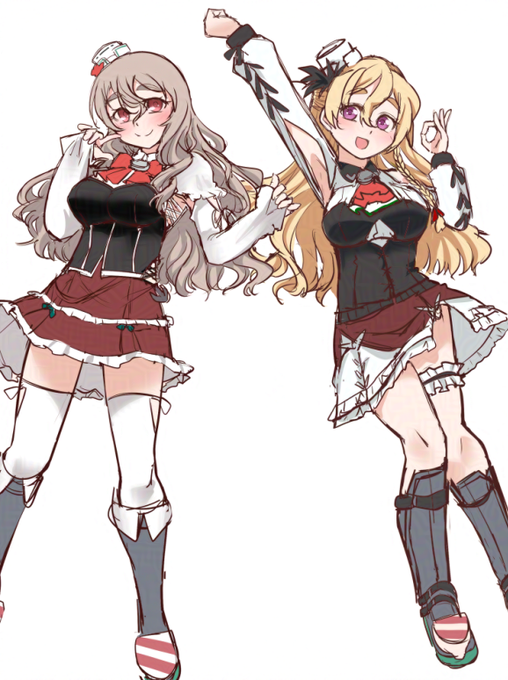 いまさらだけどこの2人かなり可愛く描けてるんじゃ無いかな... 