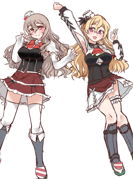 いまさらだけどこの2人かなり可愛く描けてるんじゃ無いかな...