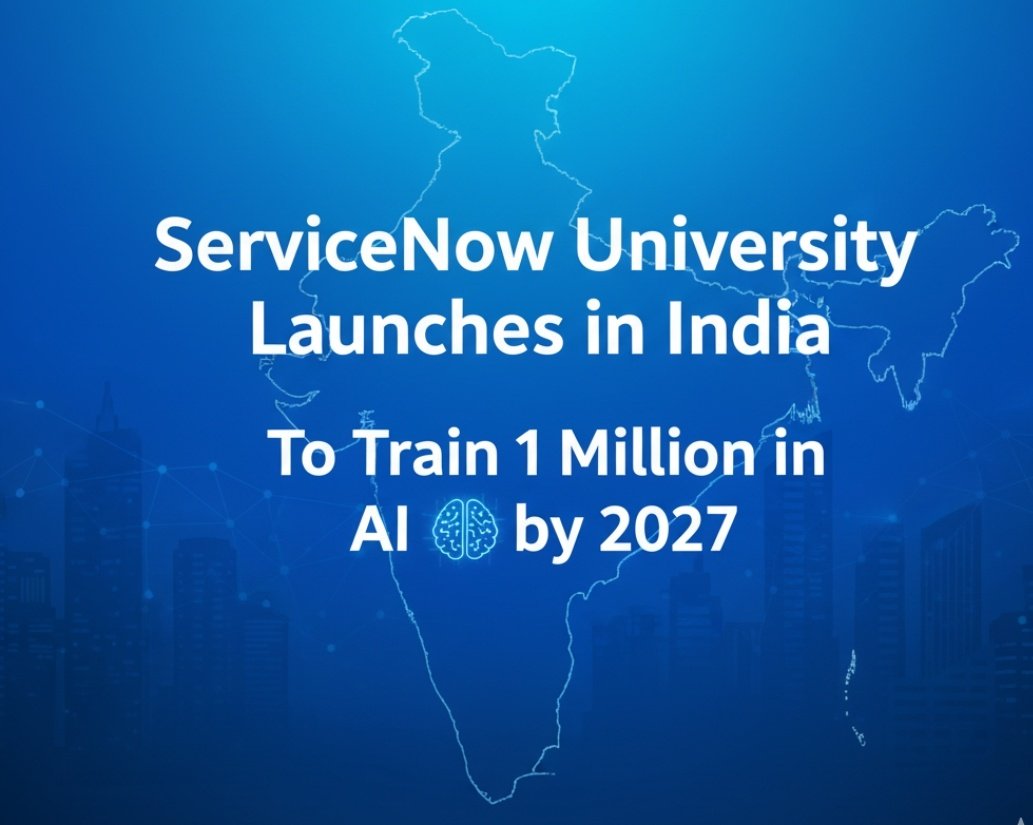 Mr_TrueExplorer's tweet photo. HUGE news for India! 🇮🇳 @ServiceNow University officially launches in India, committing to train an astounding 1 MILLION individuals in #AI by 2027! This is a game-changer for #SkillIndia, #DigitalTransformation, and the global #TechLandscape. Get ready for a massive surge in #ArtificialIntelligence talent! #ServiceNow #ServiceNowIndia #AIRevolution #FutureOfWork #WorkforceDevelopment
 #TechTraining #Innovation #MachineLearning #DeepLearning #Coding #IndiaTech #Education #Impact