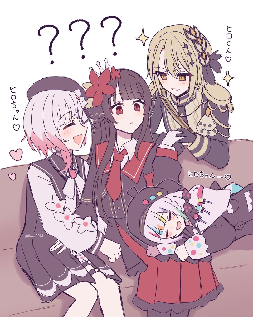 総受けヒロちゃん🫶
#今月描いた絵を晒そう 
#まのさば二次創作