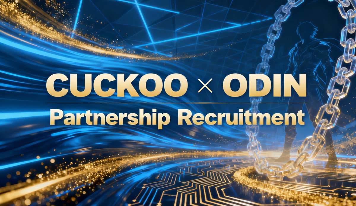 cuckoo_game's tweet photo. CUCKOO × ODIN Partnership Recruitment Now Open

Join forces to ignite the ODIN ecosystem and unlock exclusive rewards and top-tier resources.

The CUCKOO × ODIN Global Synergy has officially launched! Our “Dual-Platform Exploration Journey” is now in full swing, with 10 iPhone 17 Pro Max and other premium prizes waiting for winners. But to us, this is more than just an event—it’s the beginning of building the future.

We’re now officially inviting like-minded communities and KOLs to join our Pioneer Program and co-create the next chapter of blockchain gaming on ODIN.

Who we’re looking for:
·Community Leaders / DAO Builders – You manage an active community and share a strong passion for Web3 gaming.
·Content Creators / KOLs – You excel at creating videos, tutorials, or in-depth analyses and are eager to contribute to CUCKOO’s growth on ODIN.

Your mission:
Work with us to promote CUCKOO on ODIN, expand long-term value, and attract more ODIN and Web3 users to our ecosystem.

What you’ll gain:
·Generous Incentives: Cash or token rewards, plus exclusive airdrops of high-potential digital assets.
·Amplified Reach: Get featured across CUCKOO and ODIN’s official channels for maximum exposure.
·Insider Access: Early updates, product beta access, and priority opportunities.
·Long-Term Partnership: Become a cornerstone of the CUCKOO ecosystem and share in the platform’s growth.

If you believe in the future of blockchain gaming and are ready to play a key role in the CUCKOO × ODIN collaboration, we want you on board!

Apply now and help us shape the future:
·ApplicationForm: https://t.co/3ZiKiTwRJb
·Email: product@cuckoo.game

About CUCKOO: https://t.co/zzGnVIkMG5
About ODIN: https://t.co/4l3TBk2Bva

#CUCKOO #ODIN #Web3 #BTC #Blockchain