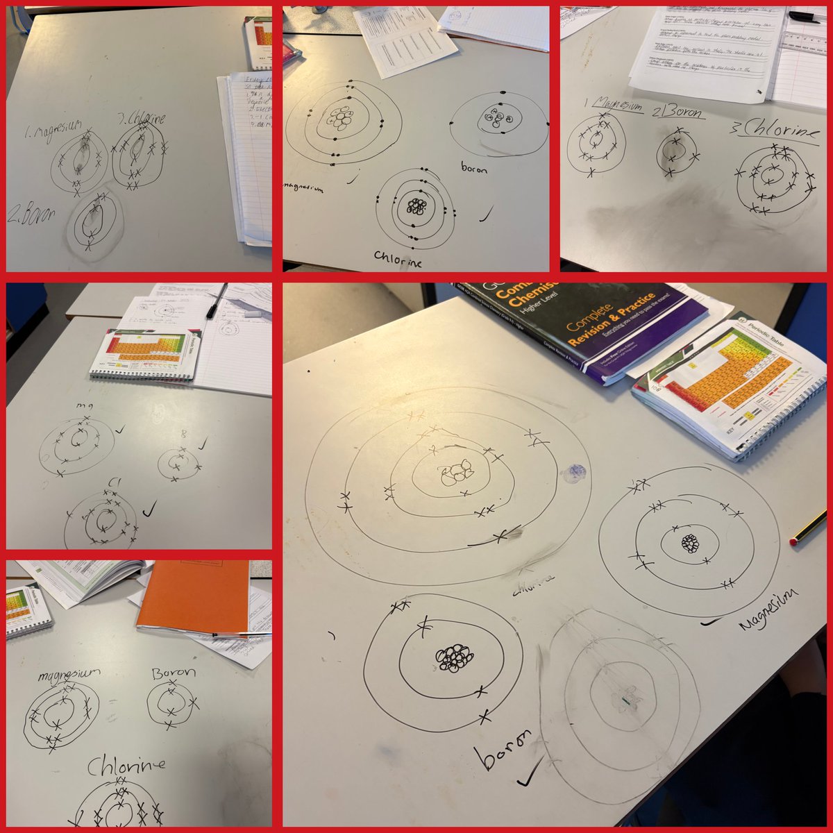 lawnswoodschool's tweet photo. Mr Dunn's Y10 #GCSEChemistry students had the opportunity to “graffiti” the desk with electronic structures of elements - they all absolutely smashed it! #chemistry #STEM https://t.co/XJA7fyNjGc
