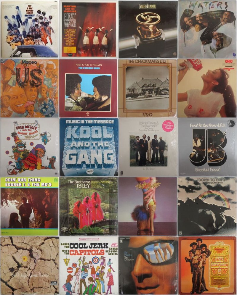 ソウル ファンク レコード LP 20枚まとめ売り モータウン他 ソウル・ファンクのLPレコードは高価買取が期待できるのか？
