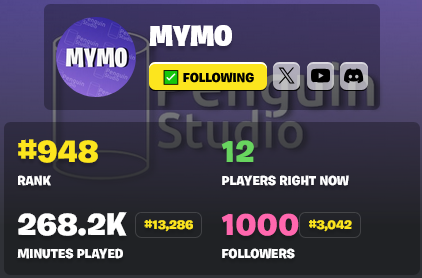MyMo 🐧 Penguin Studio UEFN tweet media