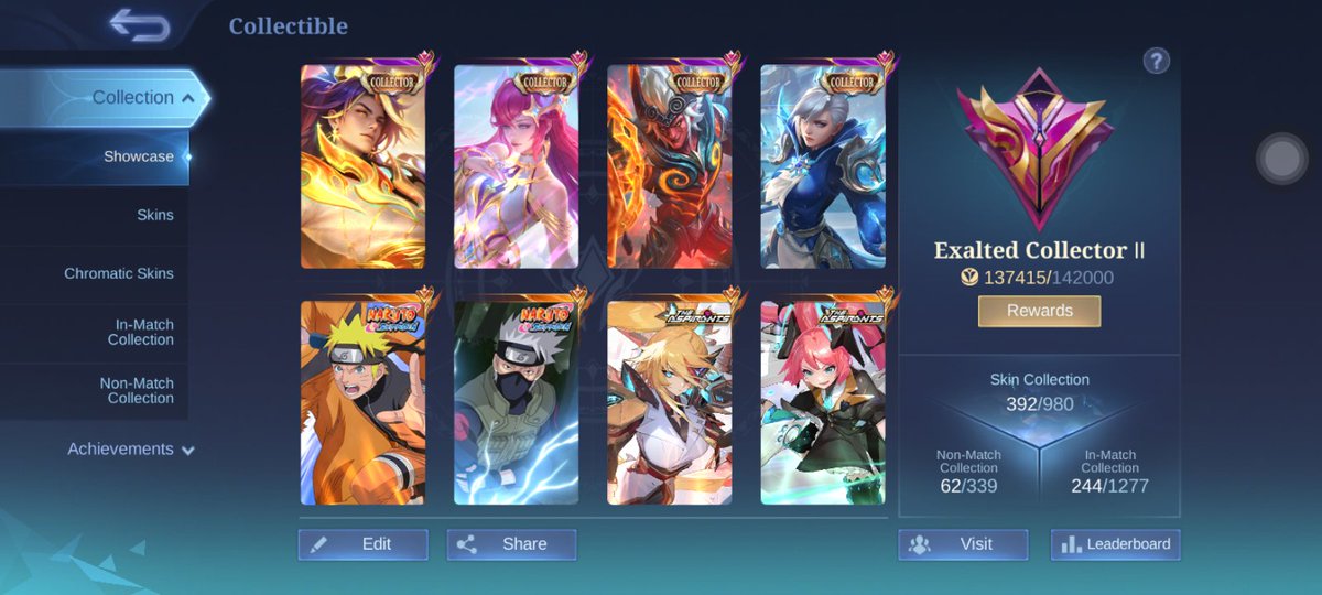 ael_tta's tweet photo. Ada yang minat akun advance server gak? w jual murah 
Full skin Nova arlot, lunox - mpl Kagura - lb https://t.co/X4AziSv6UO