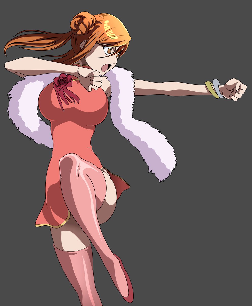 OldHorrorZ1's tweet photo. Inoue Orihime 井上 織姫 #BLEACH 

This is a repaint from the official Orihime artwork from the manga!

She's wearing a Chinese outfit and ready to fight https://t.co/yN4AEICsga