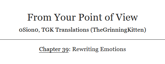 _0Sion0_'s tweet photo. Chapter 39 of "From Your Point of View" is up! This part unfortunately got stuck in the translation hell for... a while. Ooops. But it's finally here!

It's a body switch story.

https://t.co/WzNHLuaECS https://t.co/NFK4TNrQcv