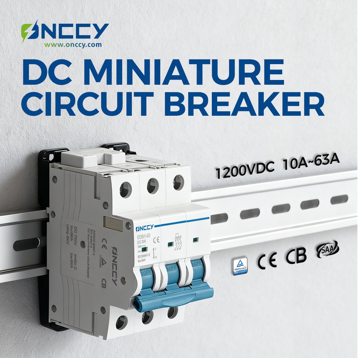 grace_aswich's tweet image. Selecting the Correct Circuit Breaker is Crucial for DC System Protection. #ONCCY EDB1-63
#dcprotection #circuitbreaker #photovoltaic #energystorage #dcsystems #electricalsafety #greenenergy #renewableenergy #solarstorage