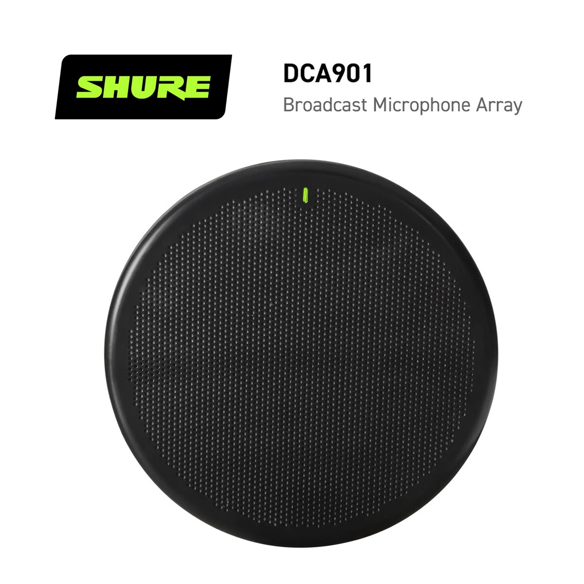 availdist's tweet photo. Shure DCA901: compact broadcast mic array with 8 isolated channels over a single Dante/AES67 link. Steerable lobes + onboard DSP for cleaner mixes; low-profile and REMI-ready. 
https://t.co/752qjQQthC 
#Shure #DCA901 #ProAV #Avail https://t.co/tIIL1UmhaT