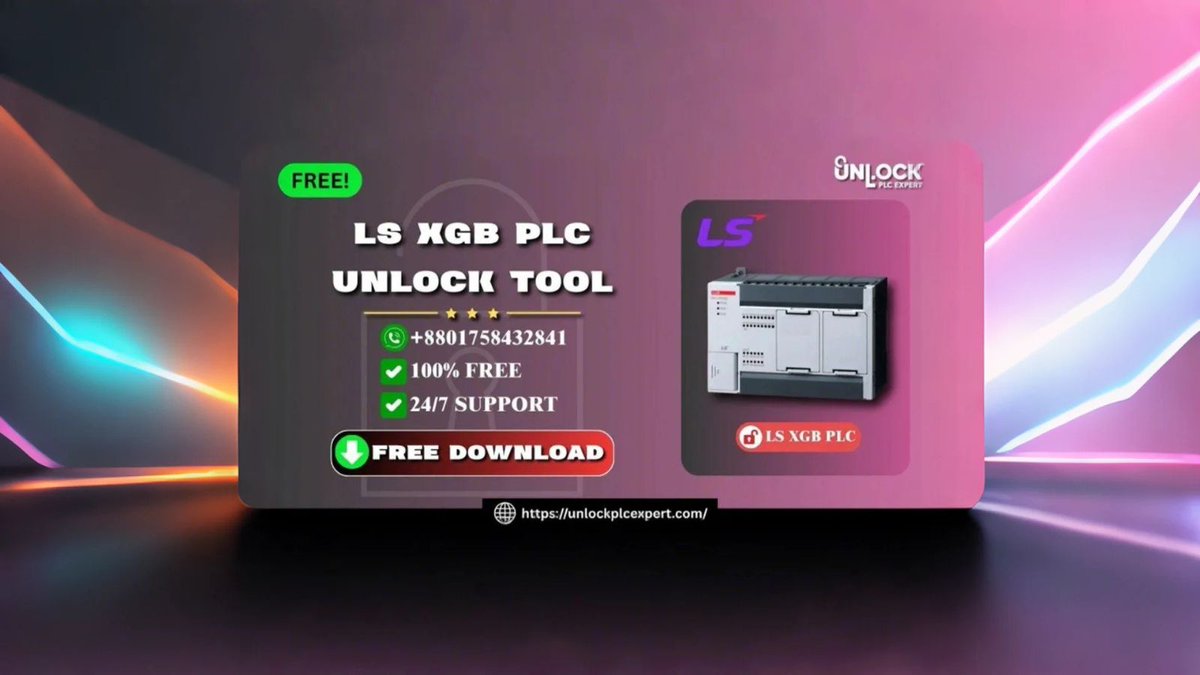 Unlockplcexpert's tweet image. Forgot your LS XGB series PLC password ?
#lsxgb #plcunlocktool #unlockplcexpert #plcsoftware