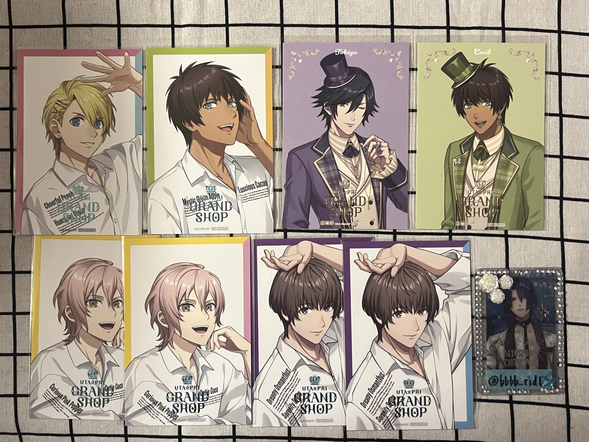 うたプリ　グラショ　FP CCL 缶バッジ　ビジュアルカード　ビジュカ　綺羅 うたプリ グラショ FP CCL 缶バッジ ビジュアルカード ビジュカ