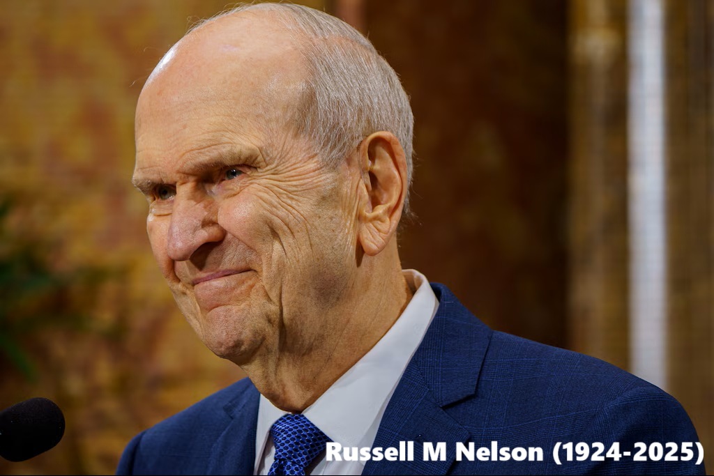 voxtrending's tweet photo. President Russell M. Nelson, prophet of The Church of Jesus Christ of Latter-day Saints, has passed away at 101. His legacy of faith, healing, and global service will live on. 🌍🙏 #PresidentNelson #LDS #RIP #RIPNelson
Must Read: https://t.co/AlkKuIZmVm https://t.co/Of2oMDK7UP