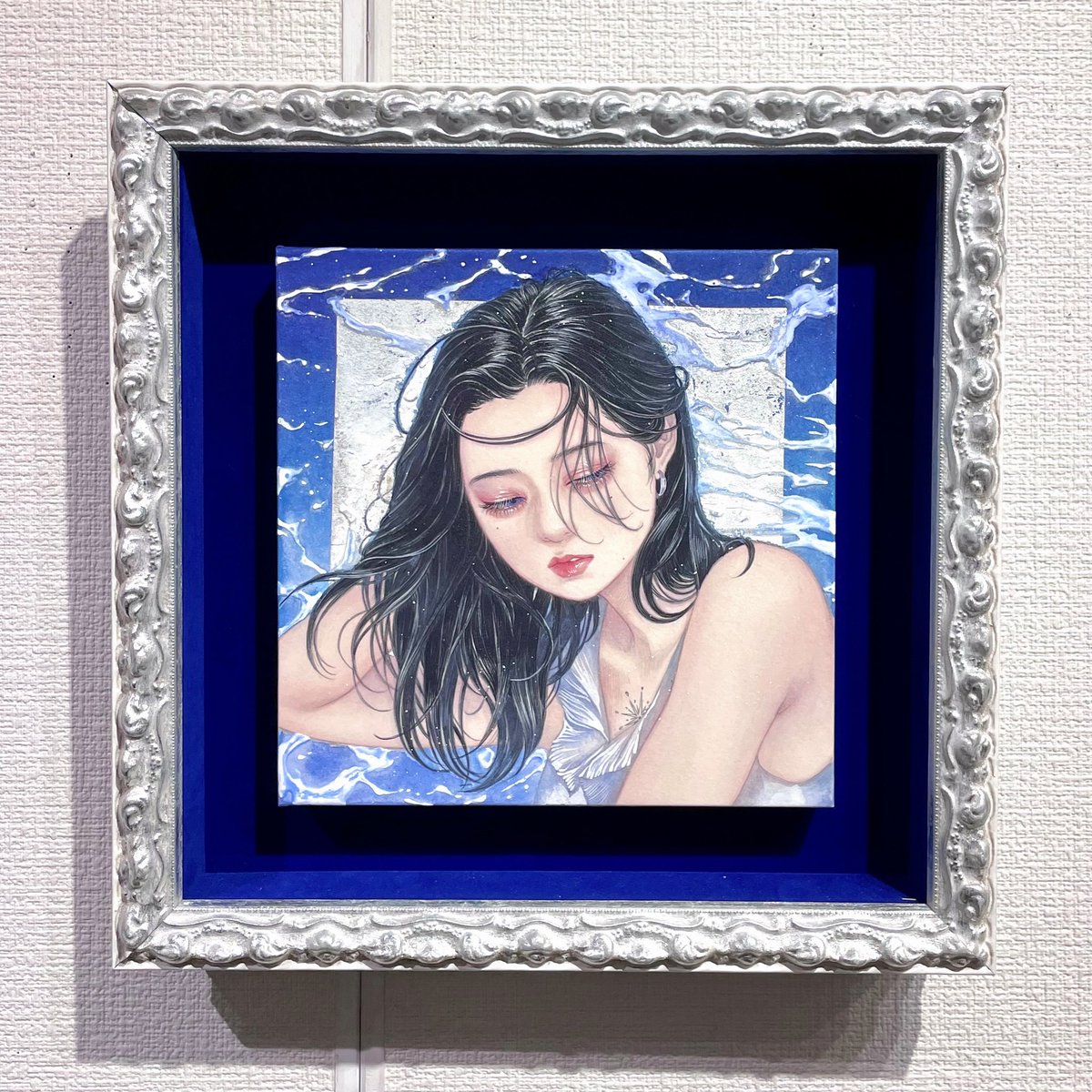 原画 残響 青 額付き 山下千里◇個展9/22〜27 on X: 