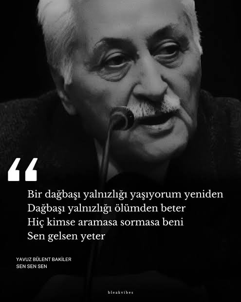 Türk edebiyatının usta kalemlerinden olan büyük mütefekkir, şair ve yazar sayın #YavuzBülentBakiler beyefendiyi kaybettik. Ruhu şad mekanı cennet olsun.