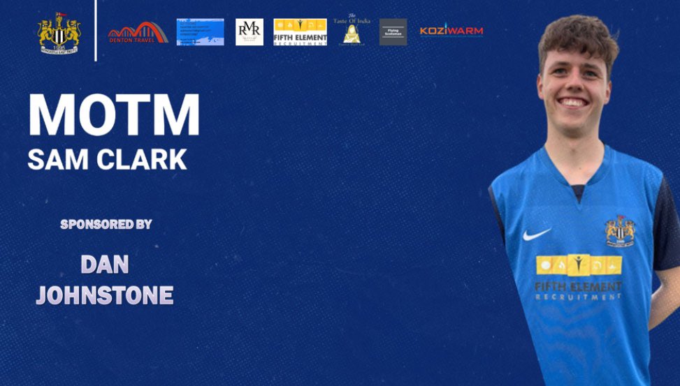 🔵MOTM🔵

A dominant defensive performance from Clarky who won every first and second ball and started off a number of dangerous attacks. 

They young centre half with his best performance of the season so far.

Well done mate.