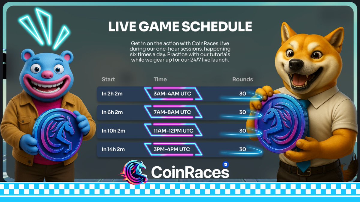 CoinRaces - Trading Prediction Game tweet media