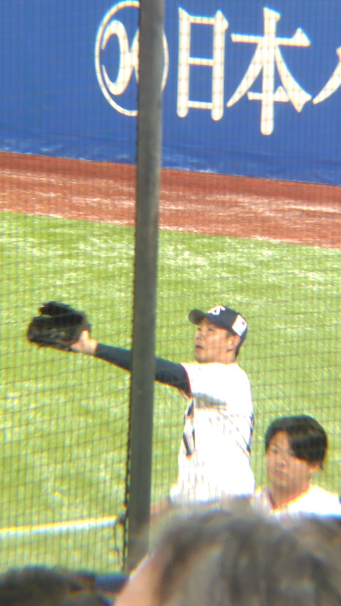 奥川くんがアップはじめた!