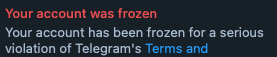 TG account frozen, scrapper down. Will be back soon