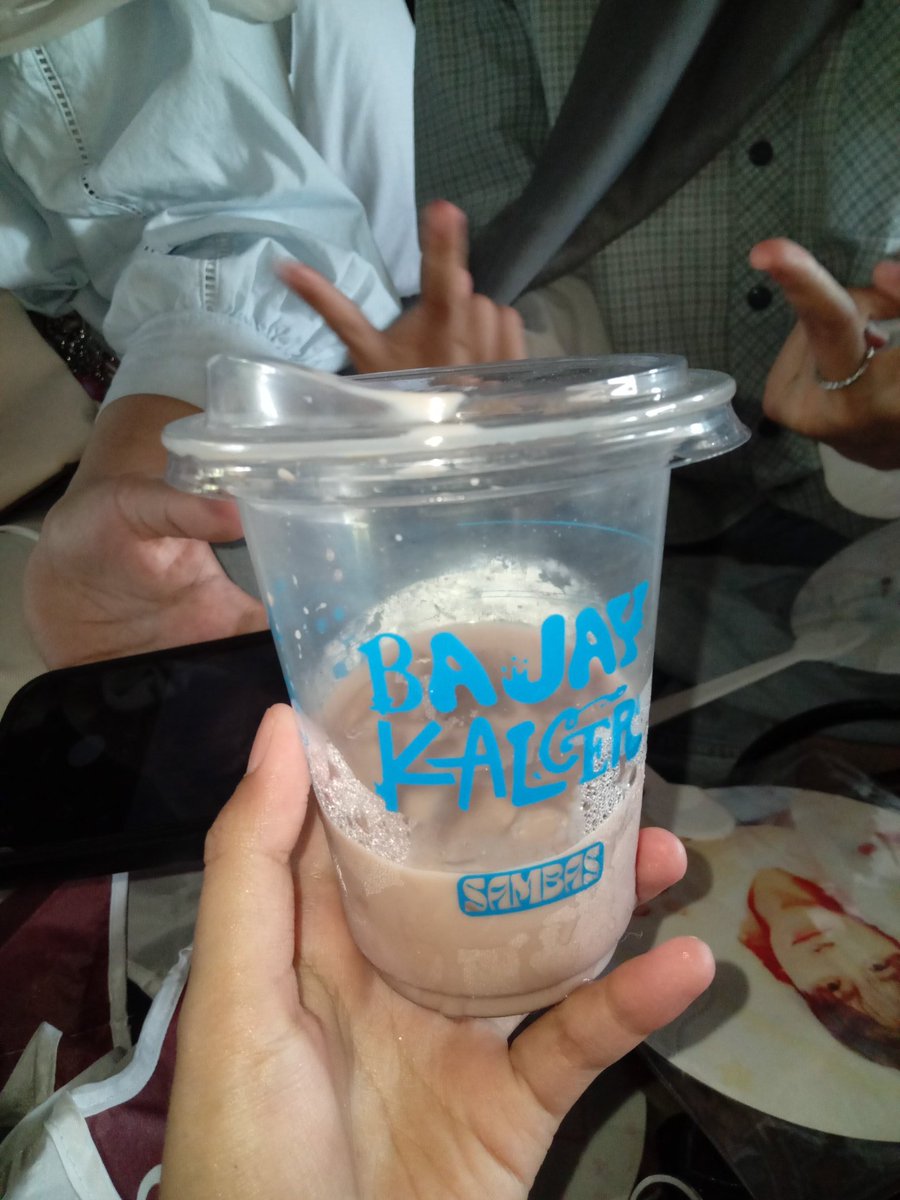 tdi dapet minuman dri mimin MHO pas panas²nya, trimakasih ya min🤗