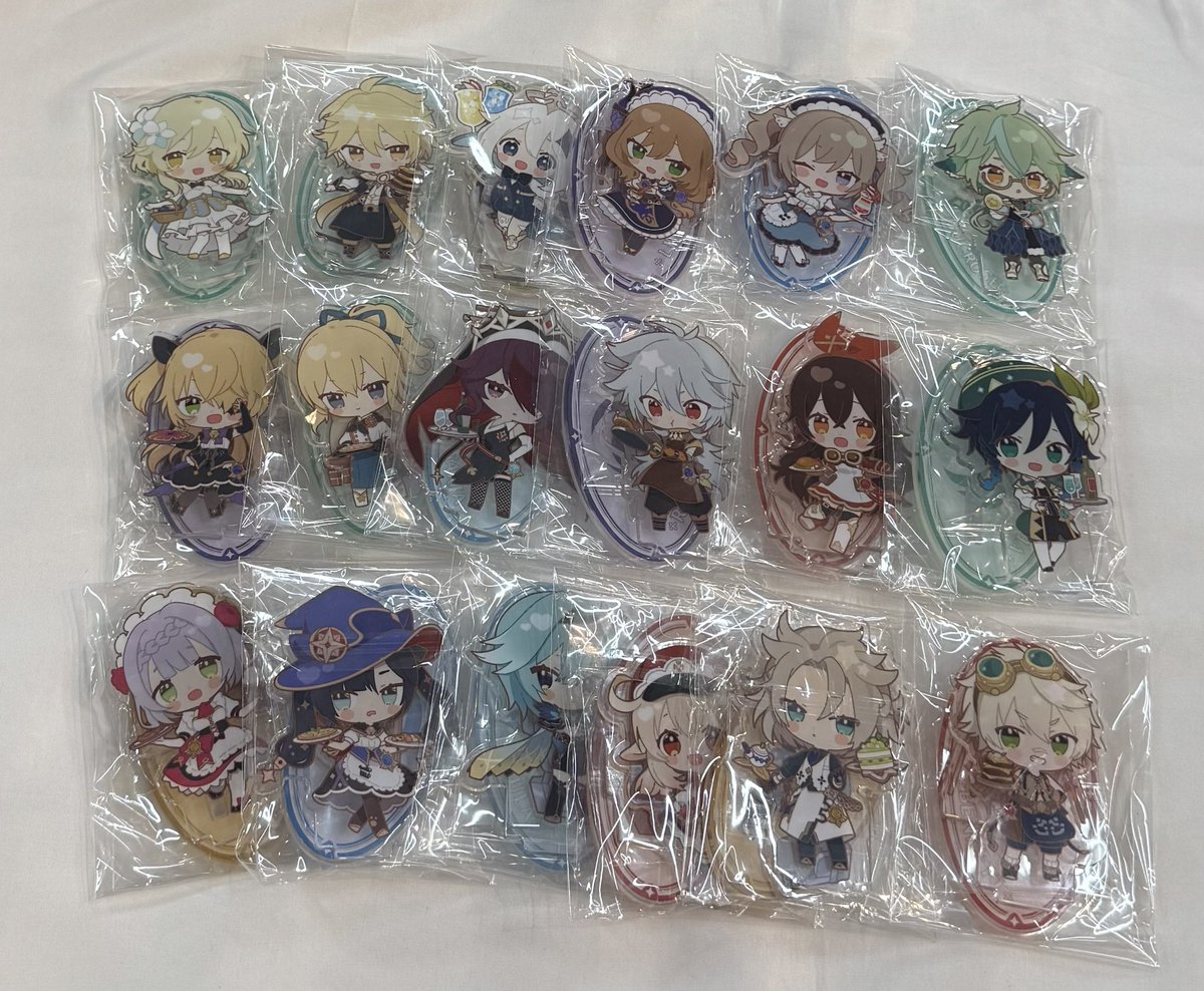 原神 スイパラコラボ まとめ売り モンド 璃月 コースター・缶バッジ・アクスタ等 原神 スイパラコラボ まとめ売り モンド 璃月 コースター・缶