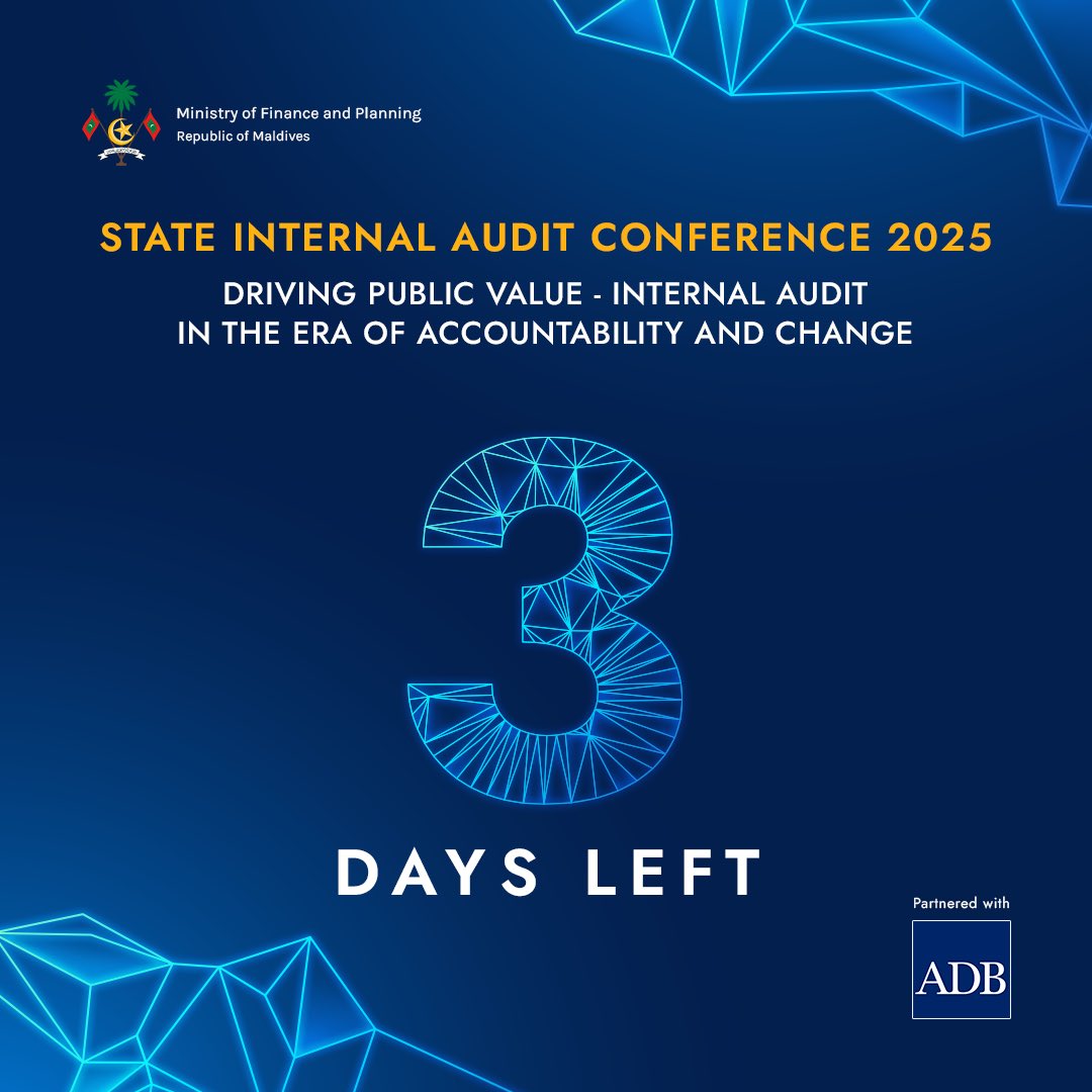MoFmv's tweet image. Three days remain until the conference begins. We look forward to examining how Internal Audit is Driving Public Value in an era shaped by accountability and change. 

#3DaysToGo #DrivingPublicValue #InternalAudit